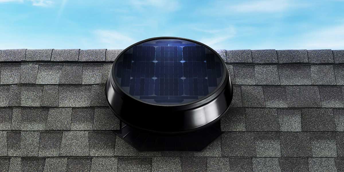 Best Solar Powered Attic Fan Reviews and Buyer's Guide - Helius Energy
