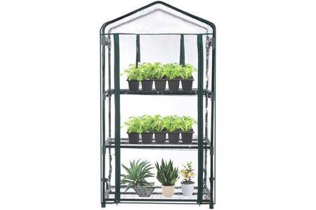 TOOCA Mini Greenhouse 3-Tier Portable Plant Greenhouse 