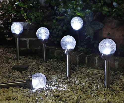 how to keep solar lights from falling