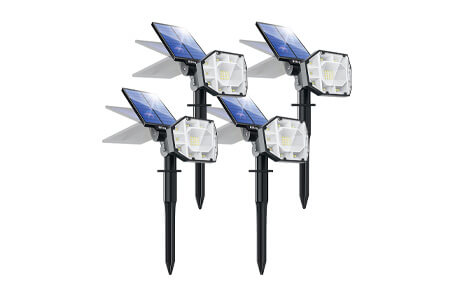 Biling 30 LED Solar Lights Landscape Spotlights