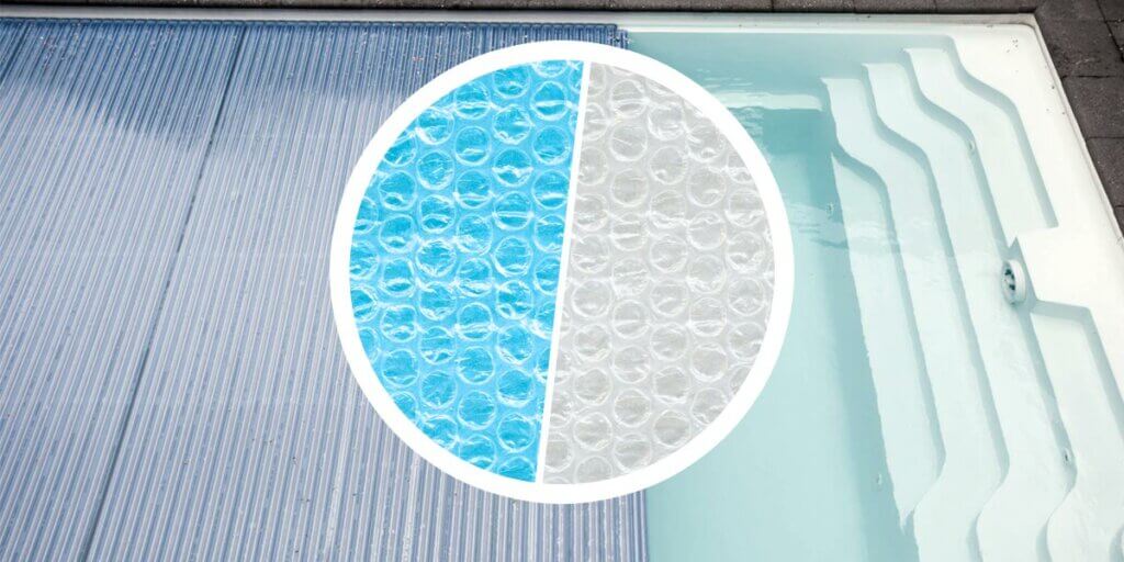 clear vs blue solar pool covers