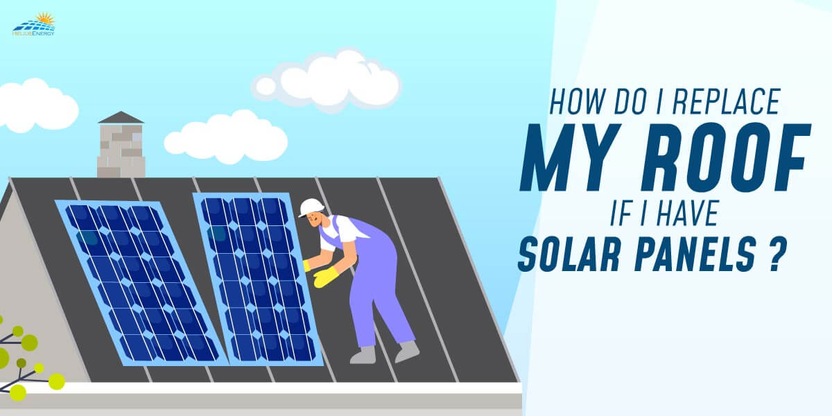 how do you replace a roof with solar panels